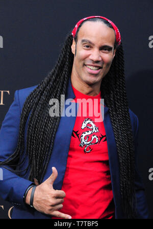 Los Angeles, Californie, USA 8 mai 2019 Tempête TJ Acteur assiste à Fox Searchlight Pictures Tolkien Los Angeles Projection spéciale le 8 mai 2019 à Regency Westwood Village Theatre de Los Angeles, Californie, USA. Photo de Barry King/Alamy Live News Banque D'Images