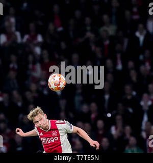 Amsterdam, Pays-Bas. Le 08 mai, 2019. Ajax - Tottenham Hotspur Football Saison 2018/2019 , , , , de la Ligue des Champions Johan Cruijff ArenA , 08-05-2019 , Frenkie de Jong Ajax player Crédit : Pro Shots/Alamy Live News Banque D'Images