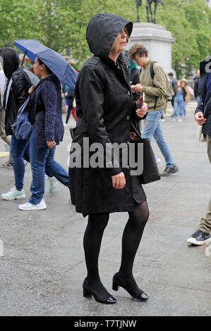 Londres, Royaume-Uni. 09 mai, 2019. La pluie à Londres West End. Credit : JOHNNY ARMSTEAD/Alamy Live News Banque D'Images