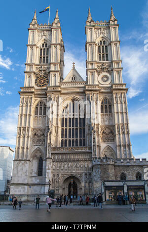 L'Abbaye de Westminster, Londres, Royaume-Uni. Banque D'Images