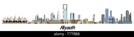 Vector illustration of Riyadh city skyline Illustration de Vecteur