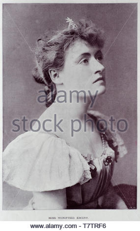 Pierre Emery, 1861 - 1924, est une actrice anglaise, photographie de 1890 Banque D'Images