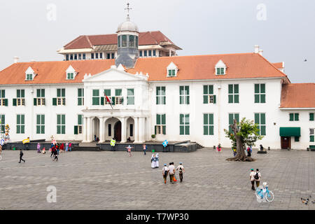 L'Indonésie, Java, Jakarta, vieille ville au centre-ville (Kota), Musée d'histoire de Jakarta à Taman, Fatahillah Banque D'Images