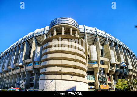 Santiago Bernabeu Stadium est le stade de l'accueil actuelle Real Madrid FC Banque D'Images