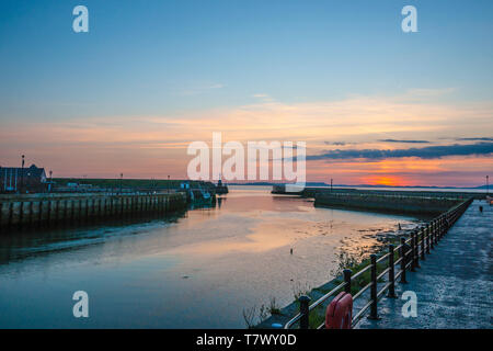 Maryport, England-Maryport est une ville et une paroisse civile dans le quartier de Best Western Cumbria, Angleterre. Historiquement dans Cumberland, il est situé sur l'A Banque D'Images