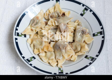 Raviolis à la vapeur dolci cremaschi. L'italien fait maison. Banque D'Images