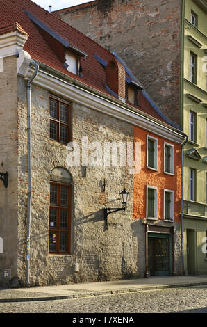 Nouvelle Place du marché à Torun. Pologne Banque D'Images