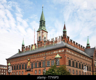 Hôtel de ville de Copenhague. Danemark Banque D'Images