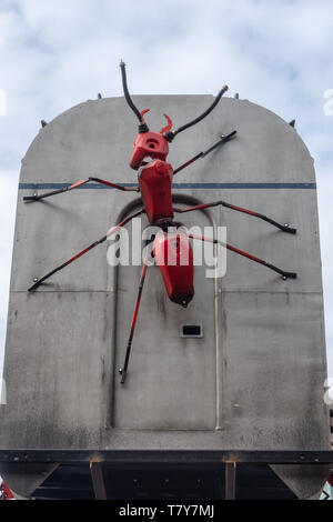 Cour de vinaigre, St Thomas Street, Londres/ Royaume-Uni - 9 mai 2019 : Cour de vinaigre, London's New Street Food Market Banque D'Images