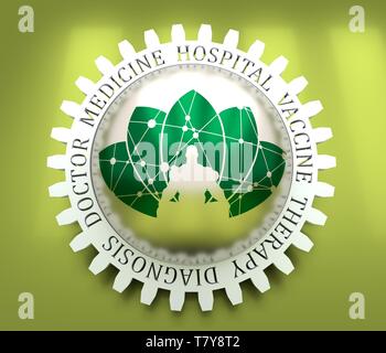 L'homme musclé à la méditation. Banque D'Images