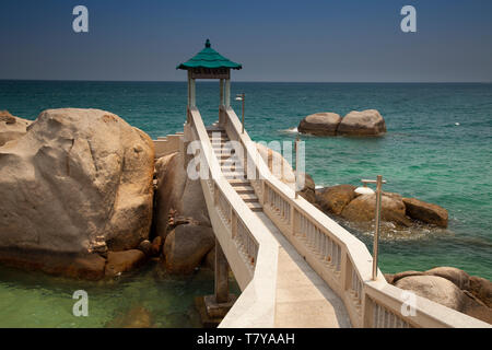 Paysage côtier à Cana, Ninh Thuan, Vietnam, Asie Banque D'Images