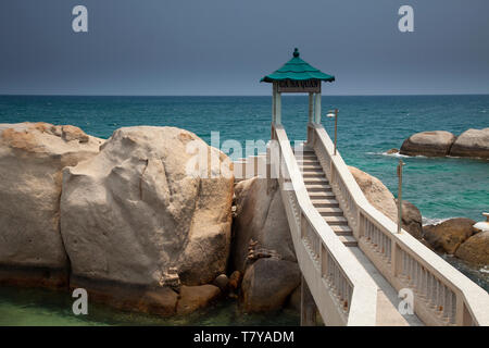 Paysage côtier à Cana, Ninh Thuan, Vietnam, Asie Banque D'Images