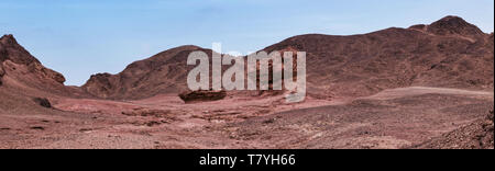 Parc national de timna Red Rocks et paysage Banque D'Images