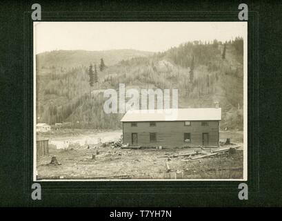 Chambre dans une ville minière, Metalin Falls, WA, ca. 1910. MP SP Banque D'Images