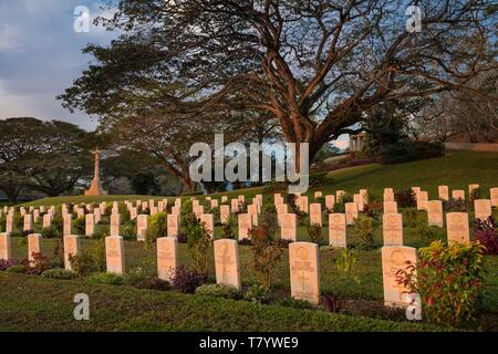La Papouasie-Nouvelle-Guinée, /District de la capitale nationale, Port Moresby, Bomana cimetière militaire australien Banque D'Images