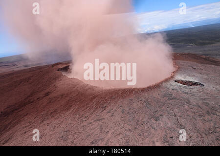 Éruption du Kilauea 2018 Banque D'Images