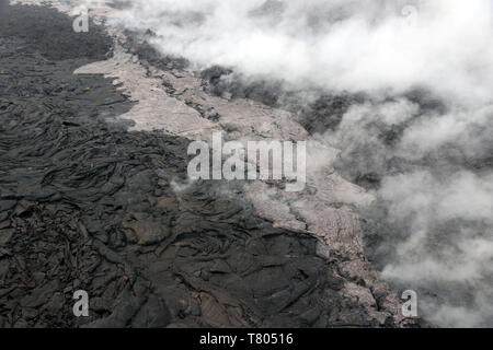 Éruption du Kilauea 2018 Banque D'Images