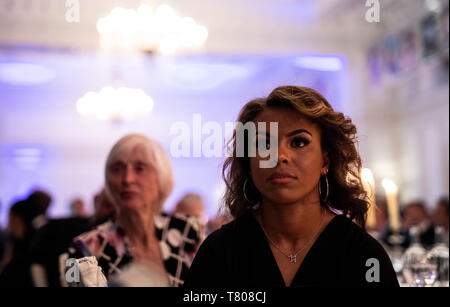 Manchester City's Nikita Parris lors de la FWA footballeur de l'année le dîner au Landmark Hotel, Londres. Banque D'Images