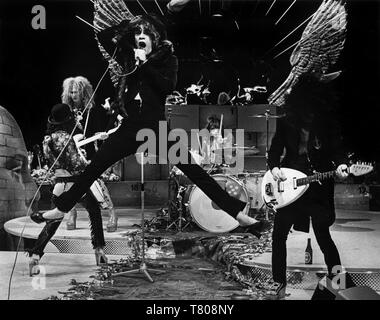 Toppop plat-studio Hilversum, Pays-Bas - 1973.New York Dolls Banque D'Images