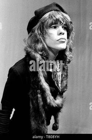 Toppop plat-studio Hilversum, Pays-Bas : David Johansen de New York Dolls Hilversum, Pays-Bas - 1973. Banque D'Images