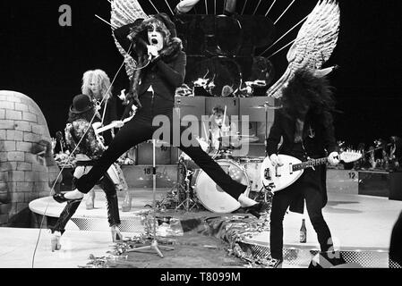 New York Dolls TopPop plat-studio Hilversum, Pays-Bas - 1973, (Photo Gijsbert Hanekroot) *** légende locale *** New York Dolls Banque D'Images