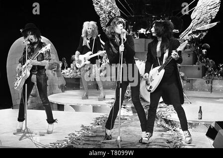 New York Dolls TopPop plat-studio Hilversum, Pays-Bas - 1973, (Photo Gijsbert Hanekroot) *** légende locale *** New York Dolls Banque D'Images