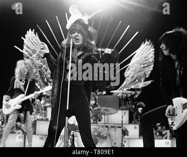 New York Dolls TopPop plat-studio Hilversum, Pays-Bas - 1973, (Photo Gijsbert Hanekroot) *** légende locale *** New York Dolls Banque D'Images