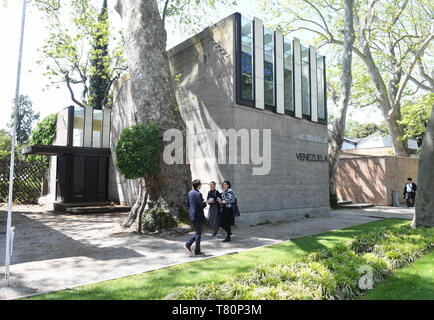 Venezia, Italie. 10 mai, 2019. Le pavillon fermé du Venezuela sur le site du Giardini. L'exposition internationale d'art débute le 11.05.2019 et prend fin le 24.11.2019. Crédit : Felix Hörhager/dpa/Alamy Live News Banque D'Images