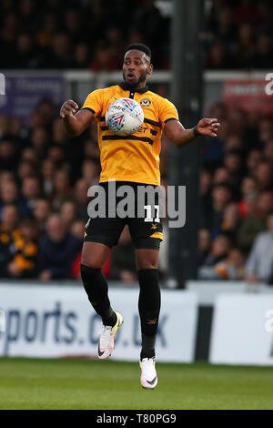 Newport, Royaume-Uni. 9e mai 2019. Jamille Matt de comté de Newport en action. L'EFL Skybet football league deux demi-finale play off, 1ère manche, Newport county v Mansfield Town à Rodney Parade à Newport, Pays de Galles le jeudi 9 mai 2019. Ce droit ne peut être utilisé qu'à des fins rédactionnelles. Usage éditorial uniquement, licence requise pour un usage commercial. Aucune utilisation de pari, de jeux ou d'un seul club/ligue/dvd publications. Crédit : Andrew Orchard la photographie de sport/Alamy Live News Banque D'Images