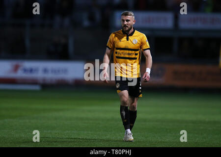 Newport, Royaume-Uni. 9e mai 2019. Dan Butler de comté de Newport. L'EFL Skybet football league deux demi-finale play off, 1ère manche, Newport county v Mansfield Town à Rodney Parade à Newport, Pays de Galles le jeudi 9 mai 2019. Ce droit ne peut être utilisé qu'à des fins rédactionnelles. Usage éditorial uniquement, licence requise pour un usage commercial. Aucune utilisation de pari, de jeux ou d'un seul club/ligue/dvd publications. Crédit : Andrew Orchard la photographie de sport/Alamy Live News Banque D'Images