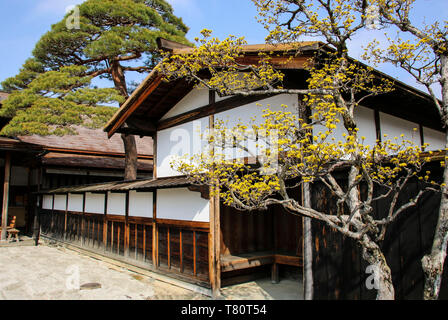 TAKAYAMA, JAPON - Mars 27, 2019:Le lieu historique national de Takayama Jinya- Bureau de la direction générale de l'époque Edo Bakufu (gouvernement)