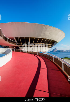 Musée d'Art Contemporain de Niterói MAC, Niteroi, Etat de Rio de Janeiro, Brésil, Amérique du Sud Banque D'Images