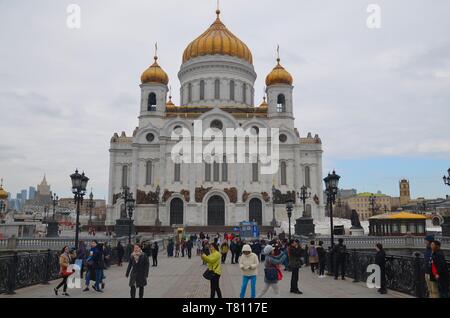 Moskau, Hauptstadt der Russischen Föderation : die Erlöserkathedrale Banque D'Images