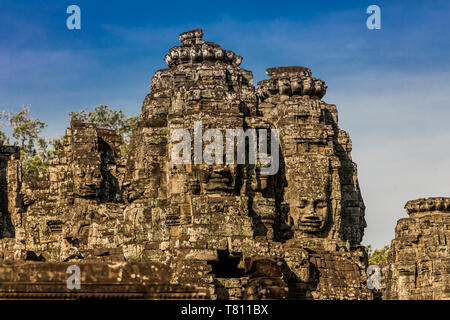 Les temples d'Angkor Wat, Angkor, Site du patrimoine mondial de l'UNESCO, Siem Reap, Cambodge, Indochine, Asie du Sud-Est, l'Asie Banque D'Images