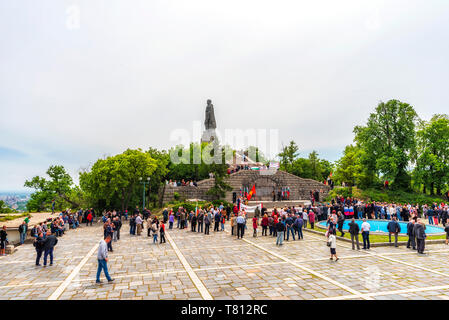 Plovdiv, Bulgarie - 9 mai 2019 : le monument du soldat soviétique Aliosha sur le dessus de la colline de Plovdiv symbolique Bunardjik, célébrant la victoire de t Banque D'Images