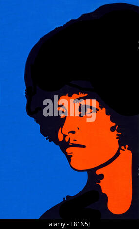 Angela Davis, activiste politique américaine Banque D'Images