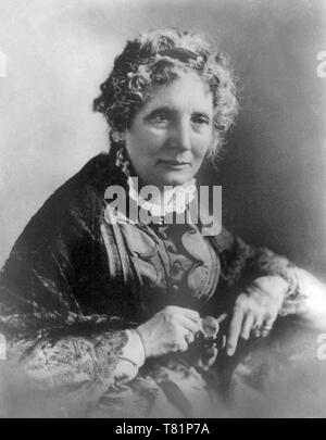 Harriet Beecher Stowe, l'auteur américaine Banque D'Images