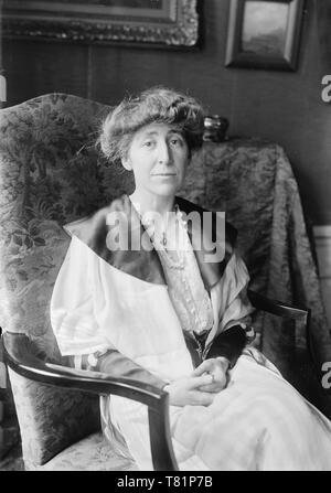 Jeannette Rankin, homme politique américain et pacifiste Banque D'Images