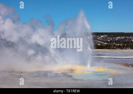 Clepsydre Yellowstone Geyser, Banque D'Images