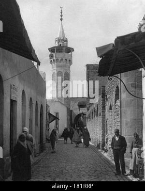 Mosquée de Tunis, 19e siècle Banque D'Images