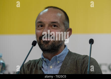 Vittorio Leli également connu sous le nom de Vic, invité au cours de la XXXII Foire internationale du livre de Turin du Lingotto Fiere de Turin, en Italie. (Photo de Antonio Polia / Pacific Press) Banque D'Images