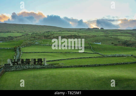 Torr Head un panorama de près de Ballycastle, Irlande du Nord Banque D'Images