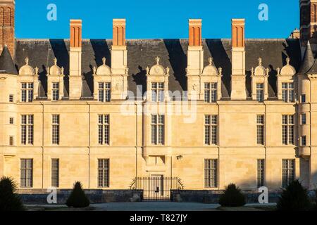 France, Val d'Oise, Ecouen, le château, musée national de la Renaissance Banque D'Images