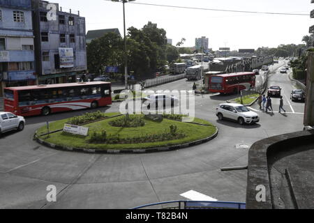 Curepipe, Jan Palach Square Nord,Curepipe Banque D'Images
