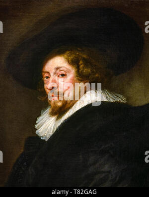 Peter Paul Rubens, autoportrait (détail), ch. 1638-1639 Banque D'Images