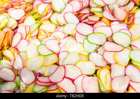 L'INDONÉSIE, Bali, Denpasar, Pasar Badung, légumes du marché Banque D'Images