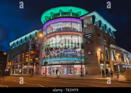 Maison d'angle de Nottingham. Bars et restaurants à Nottingham, Angleterre. Banque D'Images