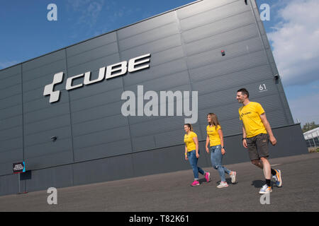 Journée portes ouvertes à la société de production CUBE vélo allemand Banque D'Images