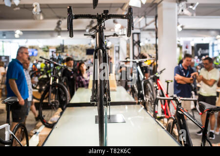 Journée portes ouvertes à la société de production CUBE vélo allemand Banque D'Images