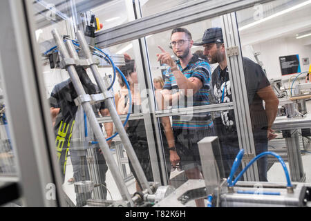 Journée portes ouvertes à la société de production CUBE vélo allemand Banque D'Images